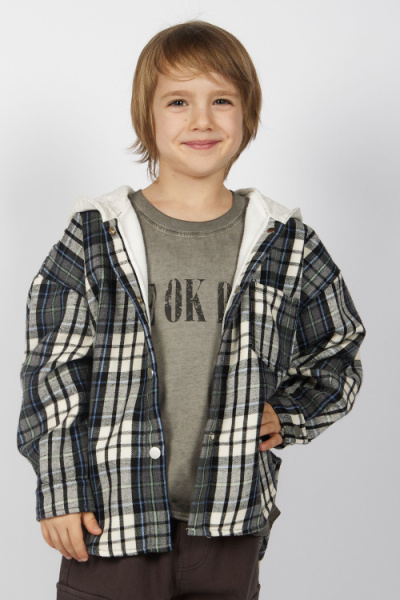 Рубашка B-JCK35495 Miasin (Черно-белый, 110)