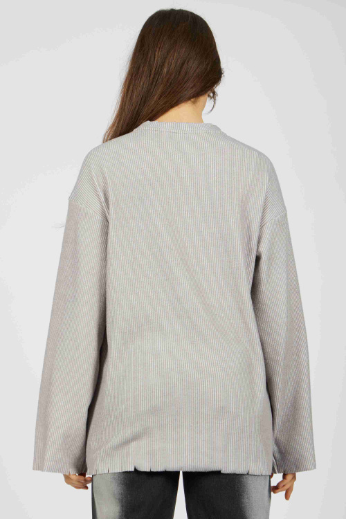 Лонгслив (Серый, 140-170)