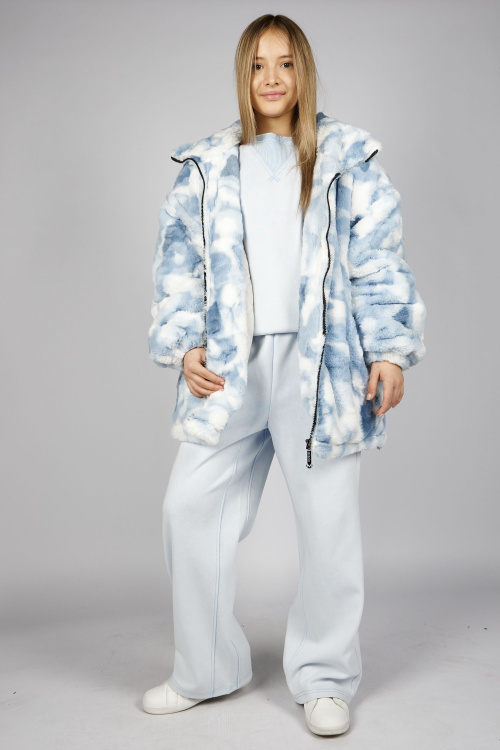 Брюки B-TR35462 (Голубой, 140-170)