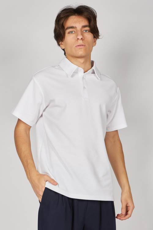 Поло B-PL35250 (Белый, 140-170)