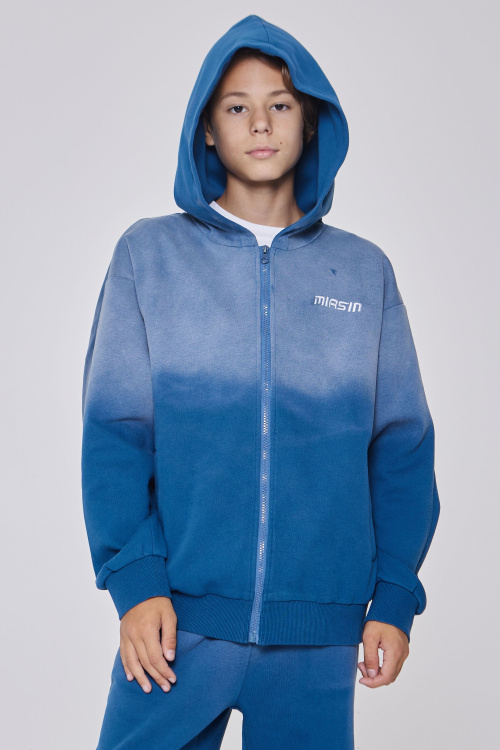 Бомбер B-HDZ35124 (Джинс. синий, 140-170)