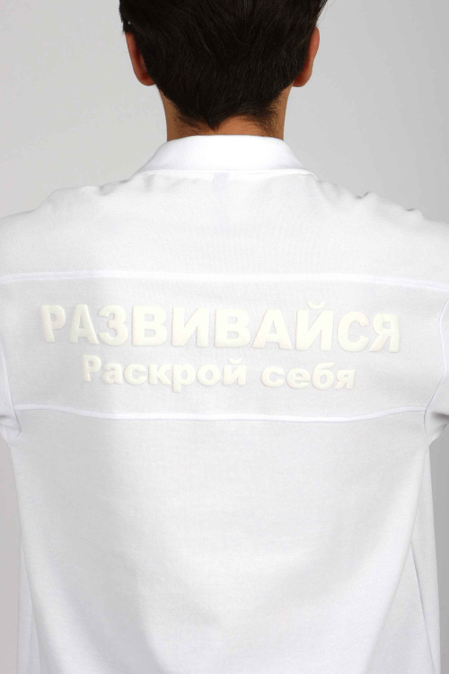 Поло B-PL34418S (Белый, 122) Miasin