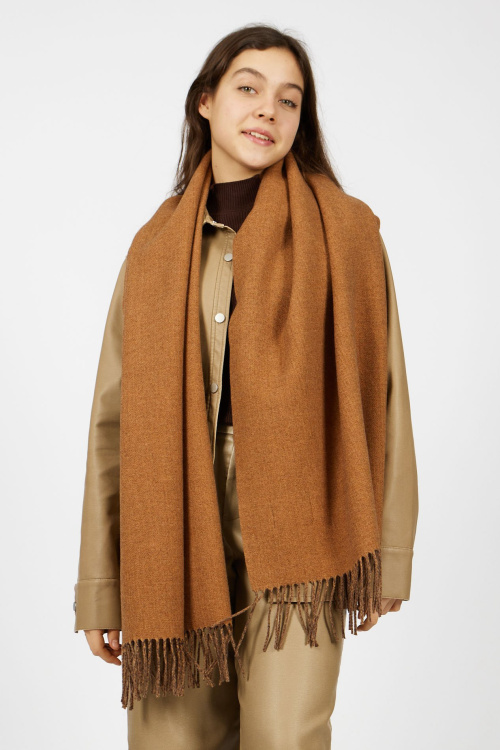 Шарф A-SC56069 (Коричневый, Универсальный)