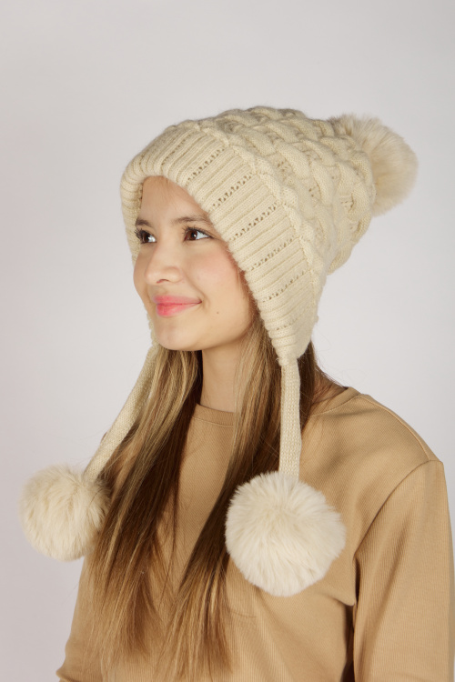 Шапка A-KP56718 Miasin (Бежевый, OS (4 шт.))