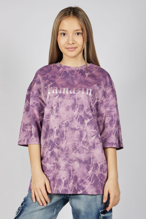 Футболка B-TS35443 (грязный сиреневый, 140-170)