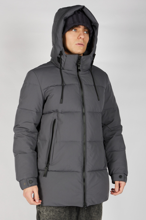 Пальто зимнее B-PLT36522 Miasin (Серый, 140-170)