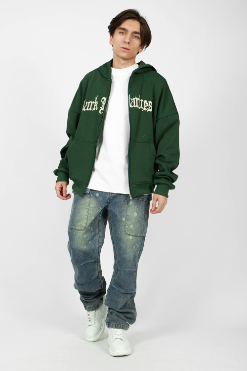 Худи (зеленый, 140-170)