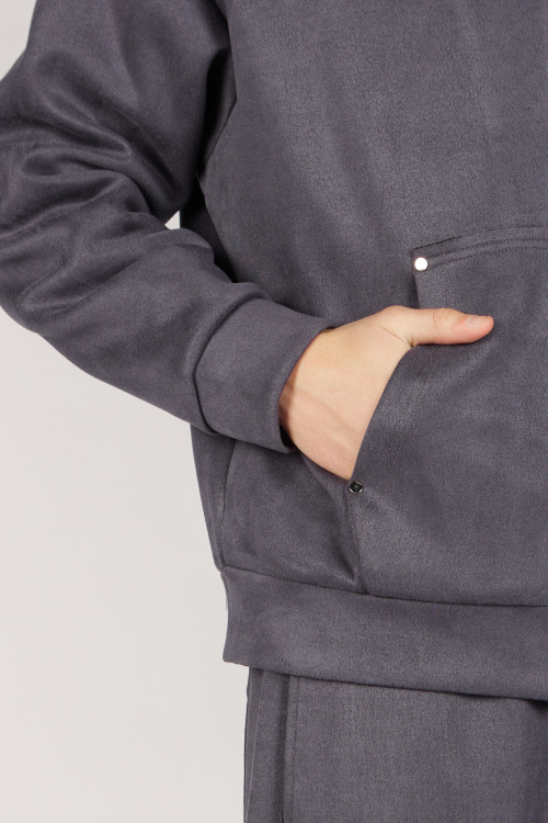 Толстовка на молнии B-HDZ36469 Miasin (темно-серый, 140-170)