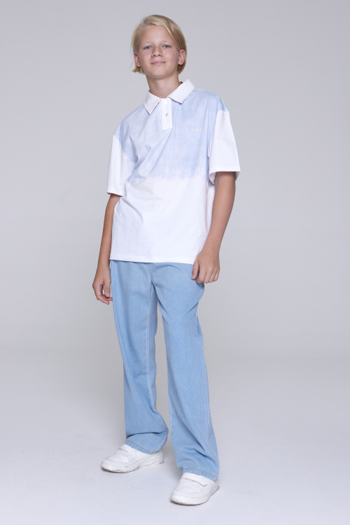 Джинсы B-JN35192 (Джинсовый, 140)