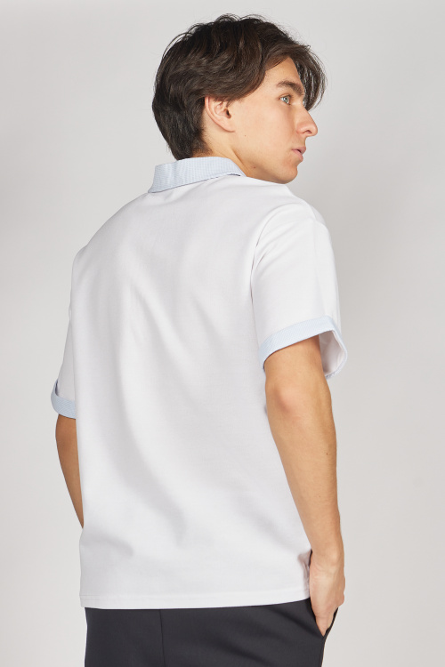 Поло B-PL35255 (Белый, 140-170) Miasin
