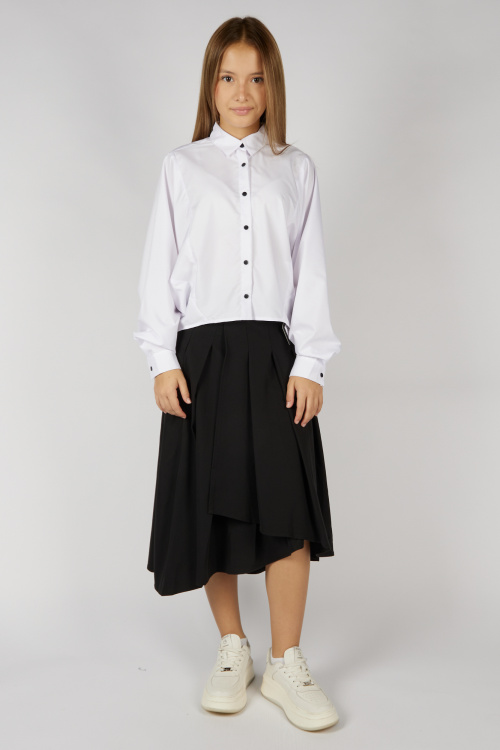 Блузка G-SH26235 Miasin (Белый, 134-140-146-152-158-164 (1-1-1-2-2-2) / 9 шт.)