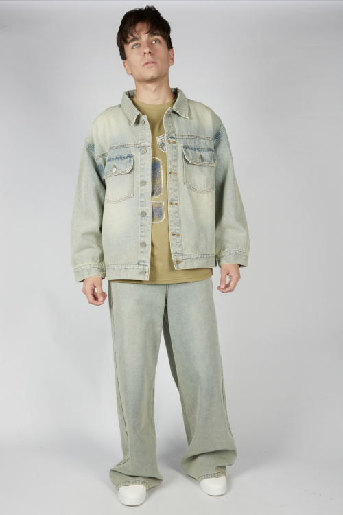 Джинсы B-JN36005 Miasin (джинс. беж-синий, 140-170)