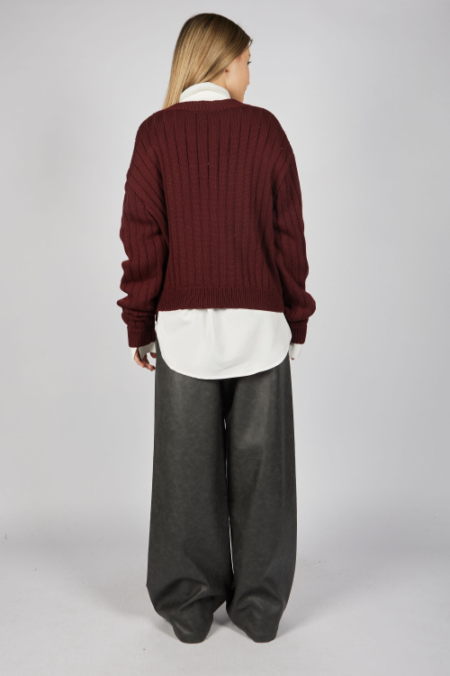 Свитшот G-SW25420 (бордовый, 134-164)