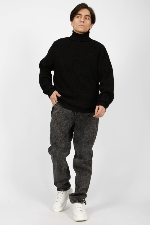 Джинсы (джин. черный, 140-170)