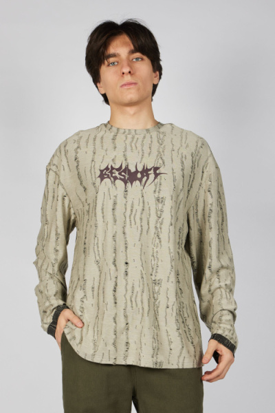 Лонгслив B-SW35445 (Бежевый, 140-170)