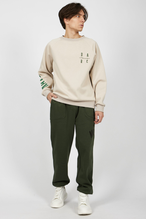 Брюки (зеленый, 110-134)