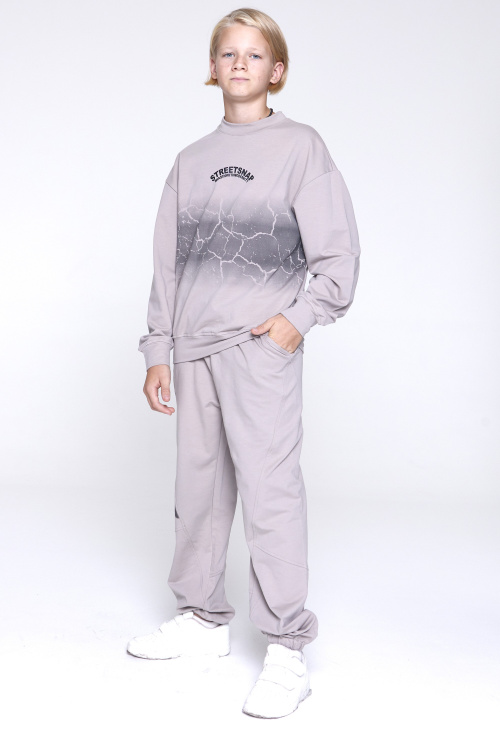 Брюки B-TR35047 (Серый, 140-170)