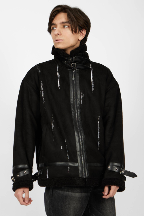 куртка B-JCK34633 (Черный, 140-170)