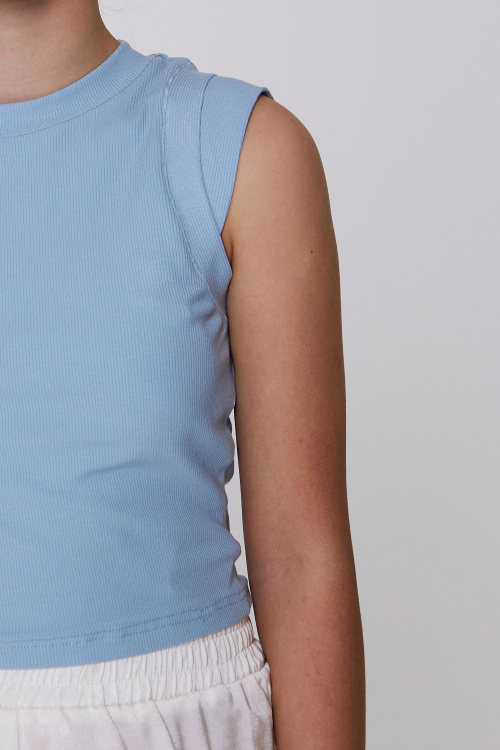 Жилет G-TS25065 (Джинс. синий, 134-164)