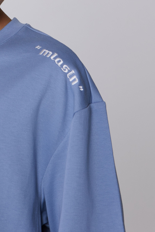 Футболка B-TS35195 (Джинс. синий, 140-170)