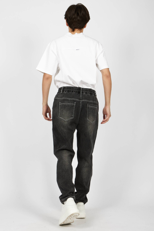 брюки (джинсы) B-JN34667 (Черный, 170)