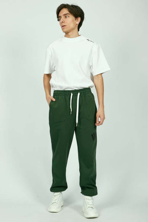 Брюки (зеленый, 110-134)