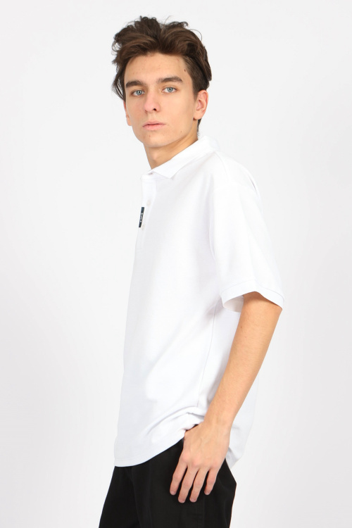 Поло B-PL34439S (Белый, 122) Miasin