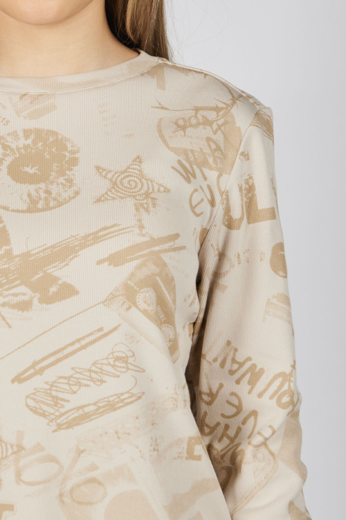 Лонгслив G-TN25422 (Бежевый, 134-164)