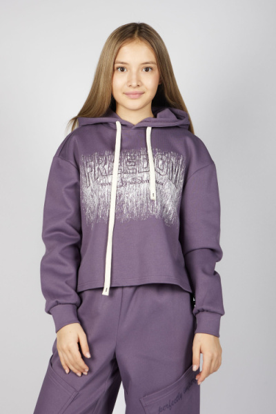 Худи G-HD25459 (грязный сиреневый, 134-164)