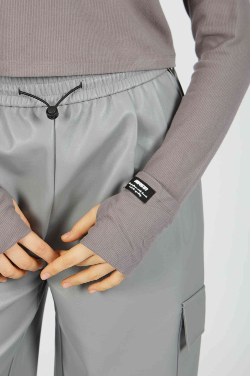 Лонгслив (Серый, 140-170)