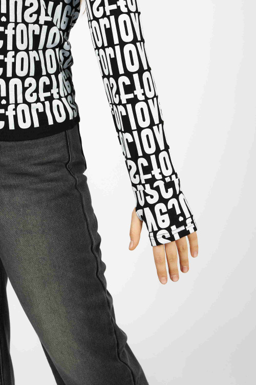 фуфайка G-TN24697 (Черный, 140-170)