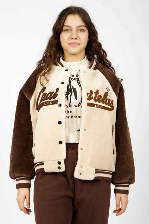 Бомбер (Бежевый, 140-170)