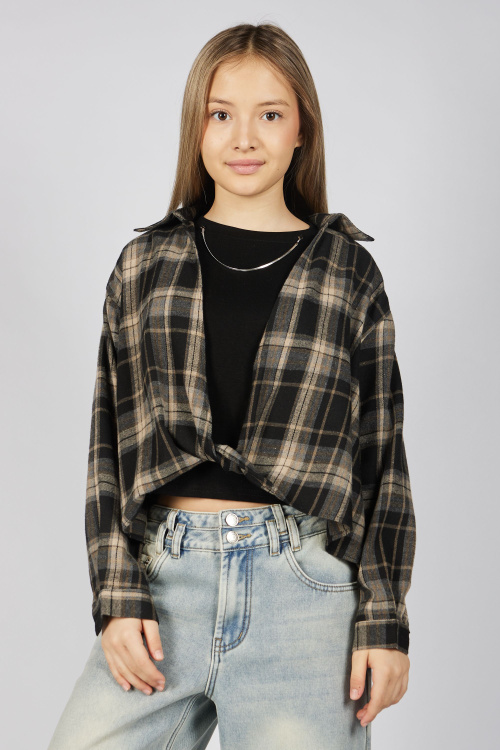 Блузка G-SH25483 (Серый, 134-164)