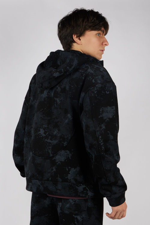 Толстовка на молнии B-HDZ35433 (Черный, 140-170)