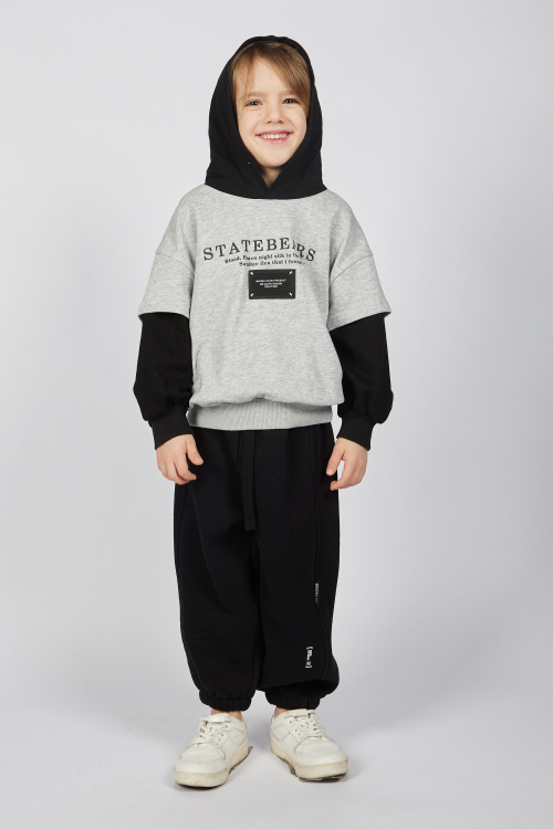 Брюки B-TR35505 (Черный, 140-170)