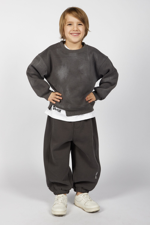 Брюки B-TR35505 (Серый, 110-134)