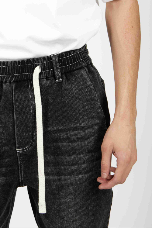 брюки (джинсы) B-JN34667 (Черный, 170)