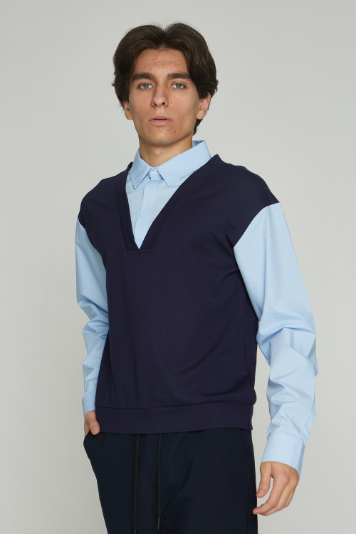 Обманка B-SW35289 (Синий/голубой, 122-134)