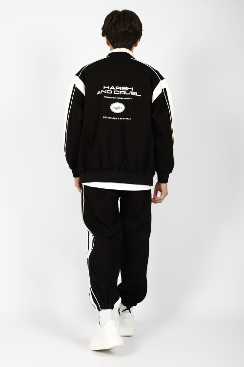 Толстовка на молнии (Черный, 110-134)