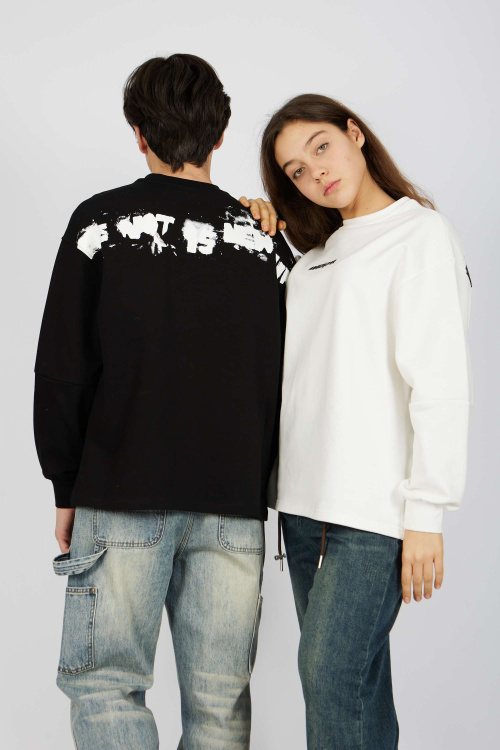 Лонгслив (Черный, 110-134)