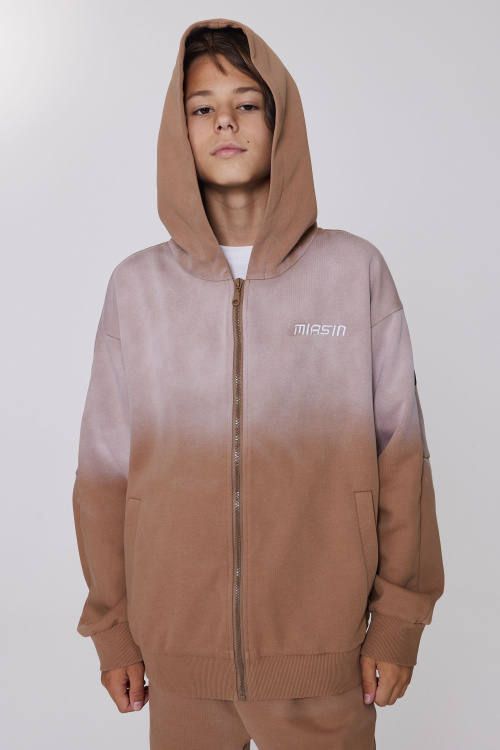 Бомбер B-HDZ35124 (темно-бежевый, 140)