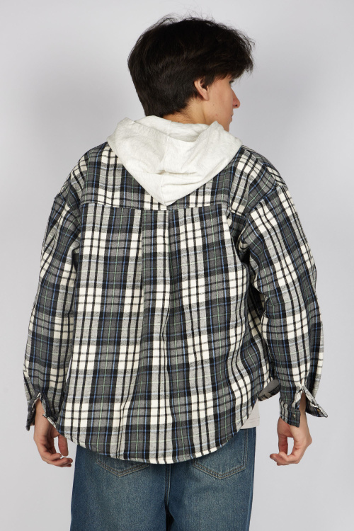 Рубашка B-JCK35495 (черно-белый, 140-170)