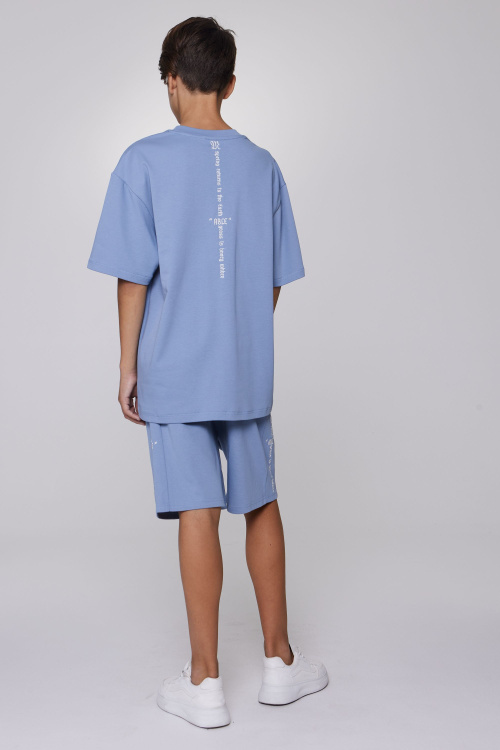 Шорты B-TR35196 (Джинс. синий, 140-170)