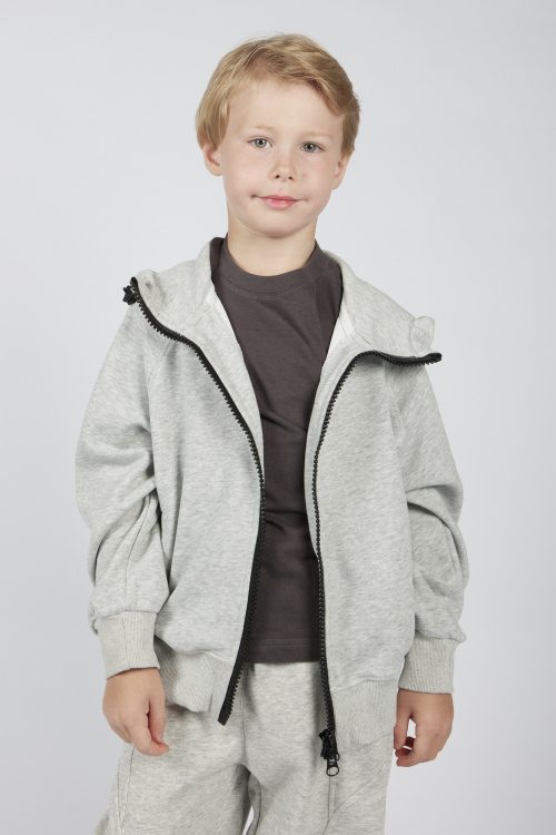 Толстовка на молнии B-HDZ36130 Miasin (Серый, 100-130)