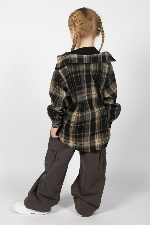 Блузка G-SH25483 (Серый, 104-128)