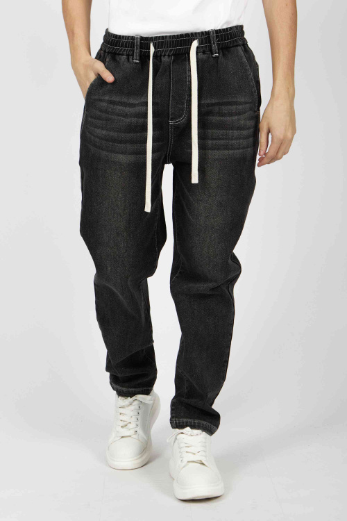 брюки (джинсы) B-JN34667 (Черный, 170)