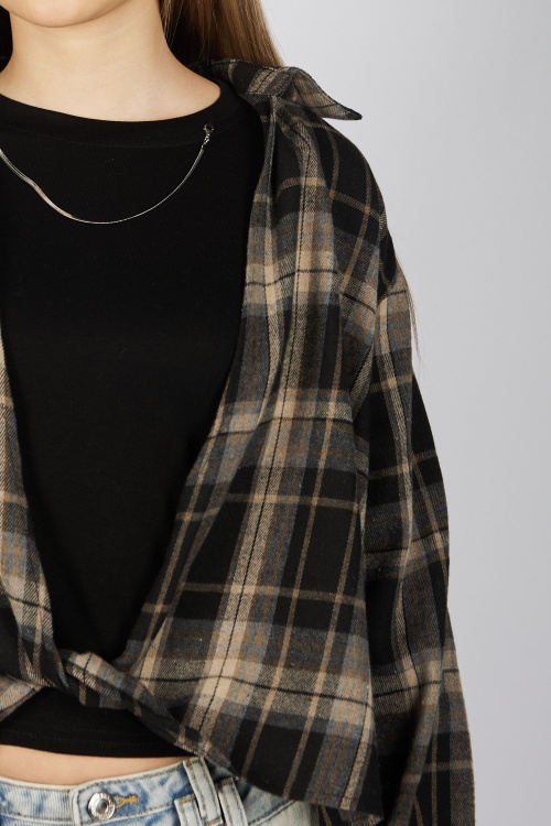 Блузка G-SH25483 (Серый, 134-164)