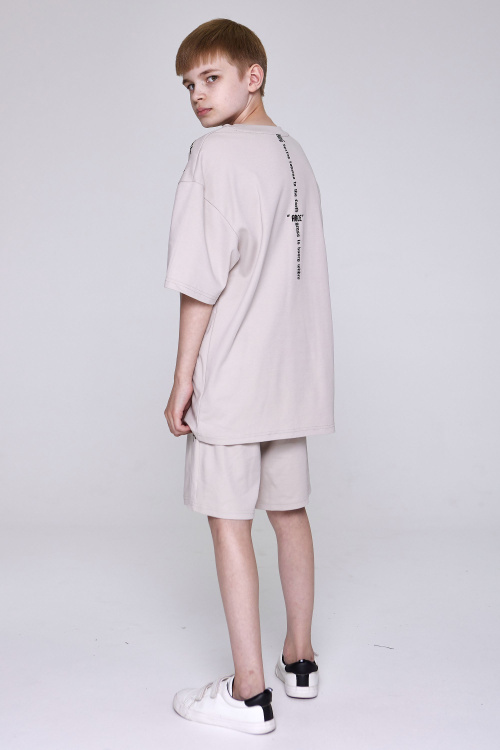 Футболка B-TS35195 (Светло-бежевый, 140-170)