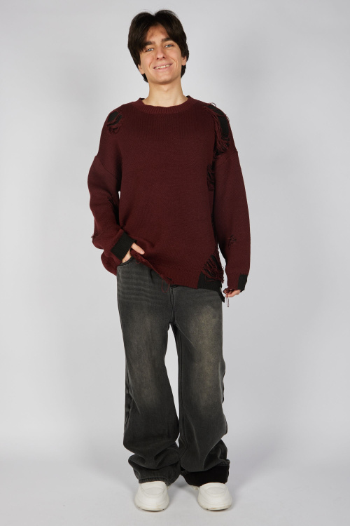 Джинсы B-JN35481 (джин. черный, 140-170)