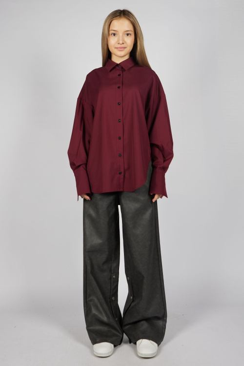 Блузка G-SH25461 (бордовый, 134-164)